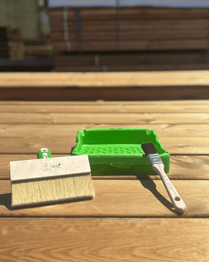 Set d'application pour terrasse de chez OSMO