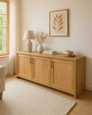 Buffet en bois massif 3 portes