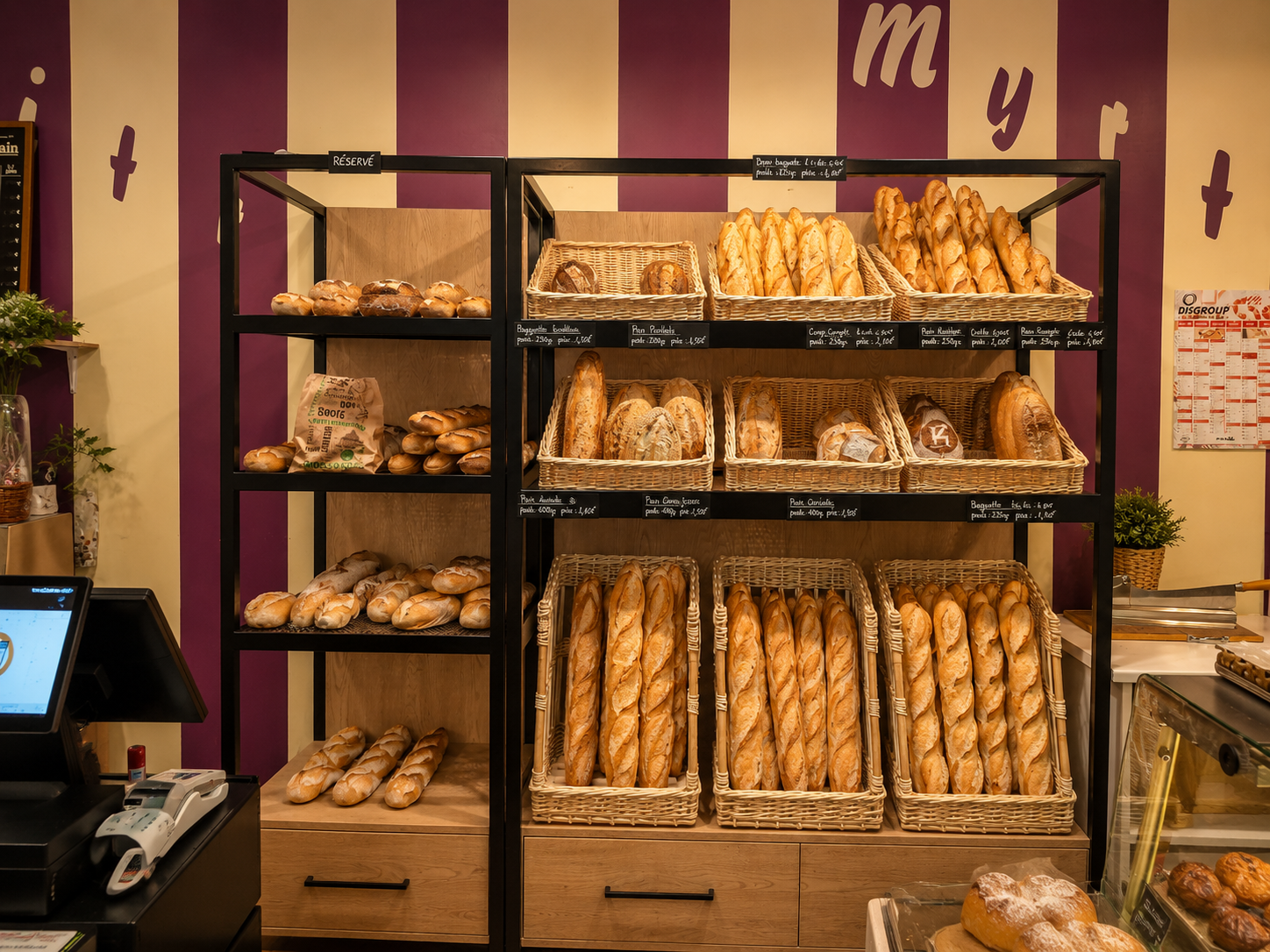 Agencement de magasin sur mesure bois massif Flip Design
