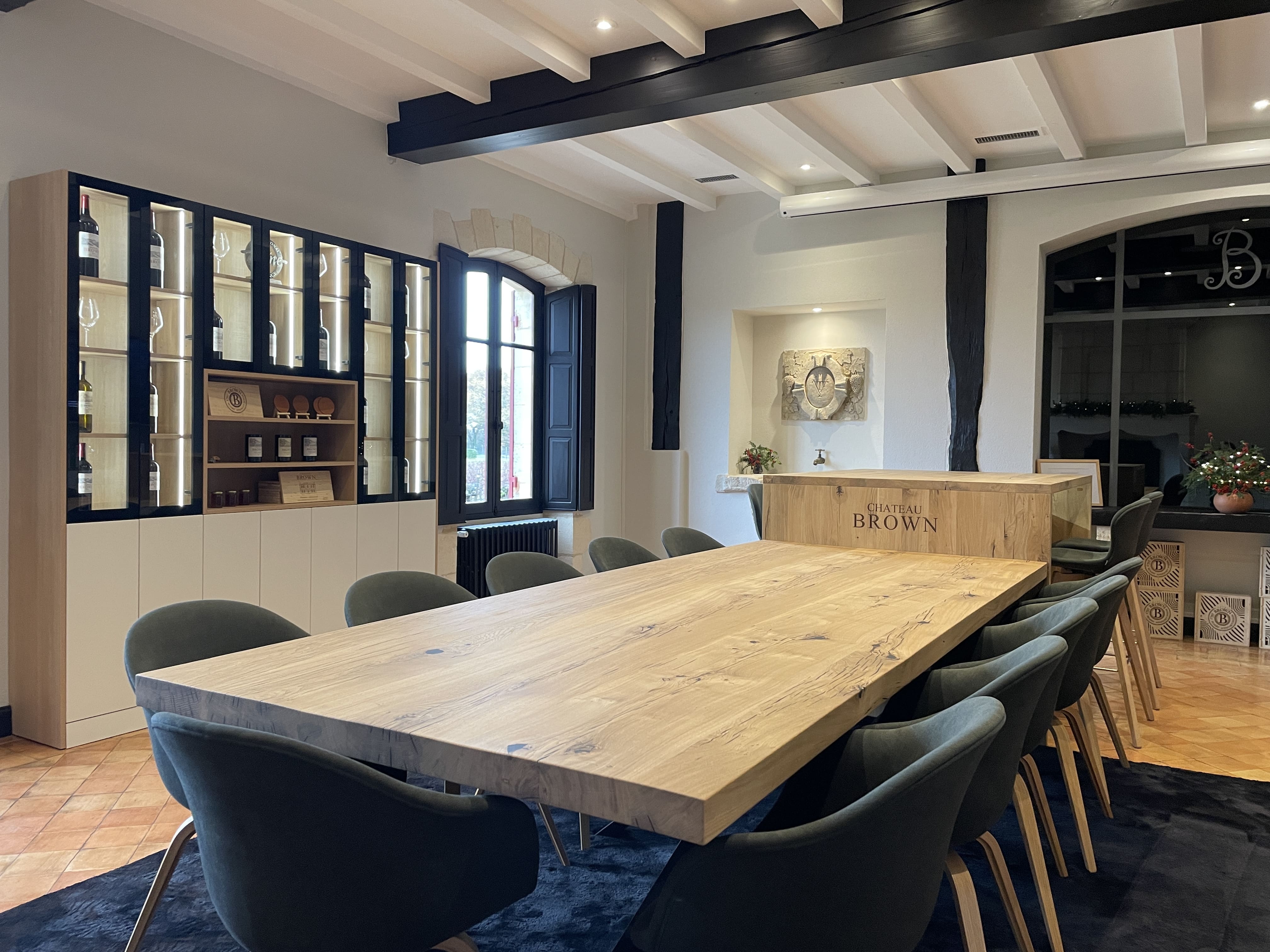 Comptoir bois sur mesure